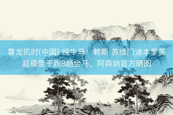 尊龙凯时(中国) 纯牛马！赖斯 苏维门迪本季英超极度于跑8趟全马，阿森纳官方晒图