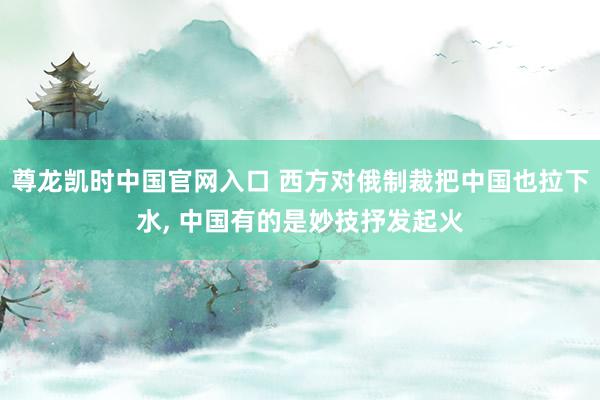 尊龙凯时中国官网入口 西方对俄制裁把中国也拉下水, 中国有的是妙技抒发起火
